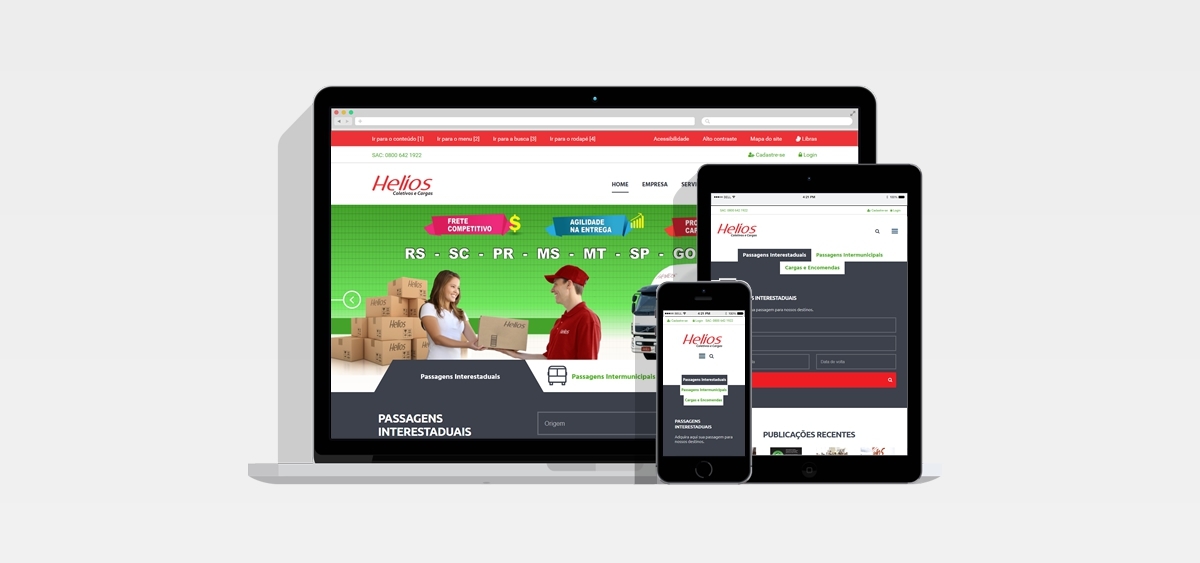 Portal Helios Coletivos e Cargas